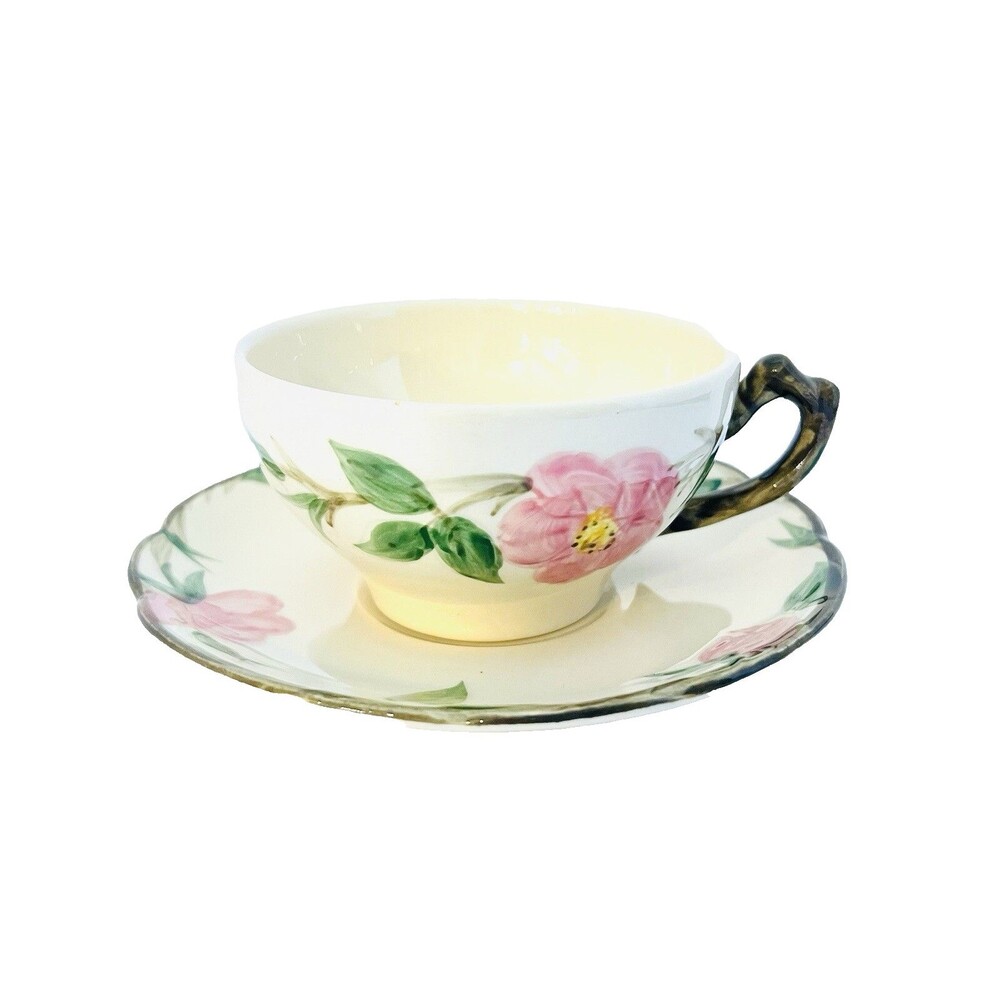 Franciscan Desert Rose Cup & Saucer Vintage Pink Floral Replacement Set